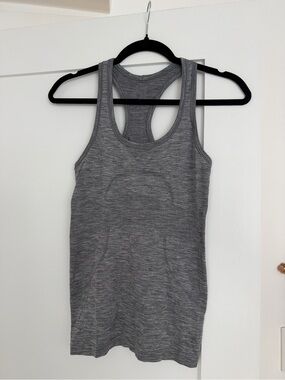 lululemon athletica Gray Racerback Tank